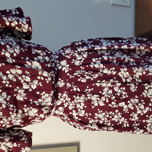 Classic Floral Tea Length Warren Z Dress - Picture 11 of 13